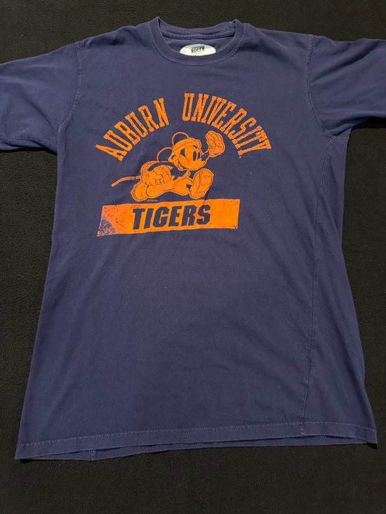 Tops - Disney Mickey Mouse Auburn Football‎ Mens Size Large Short Sleeve T Shirt